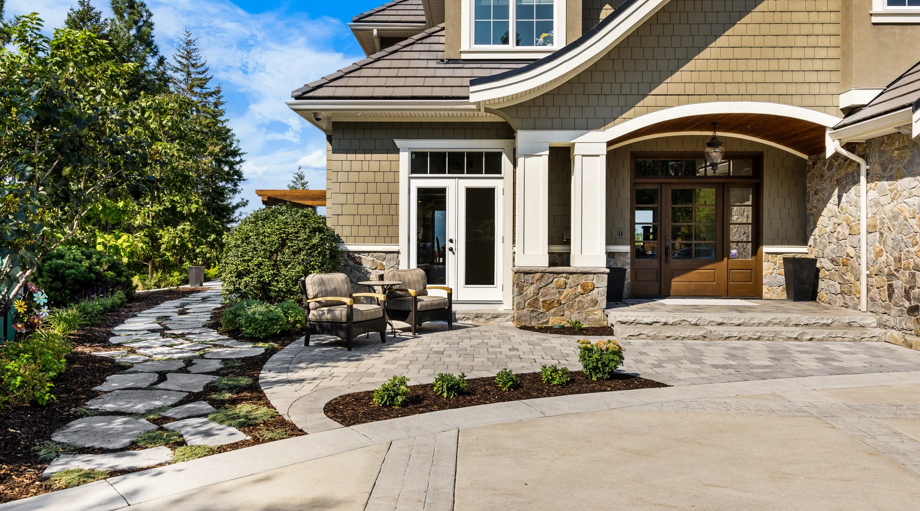 paver stones driveway