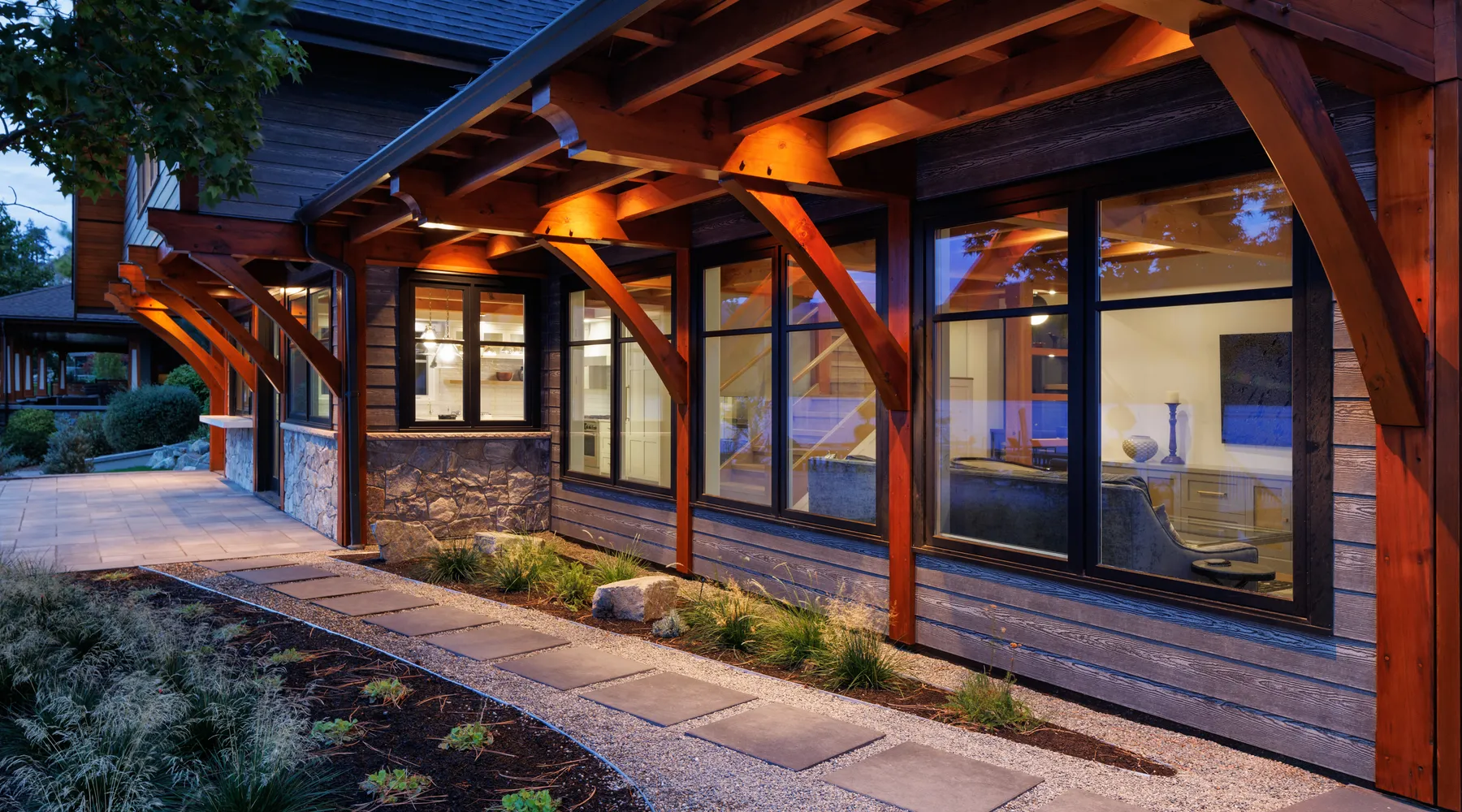 paver stones walkway